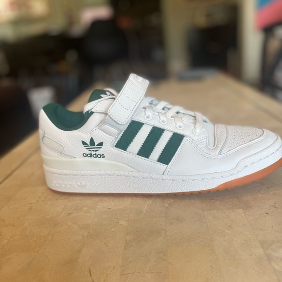 adidas Forum Low \'White Green Gum\' AQ1261 - Size US 10 main image 5